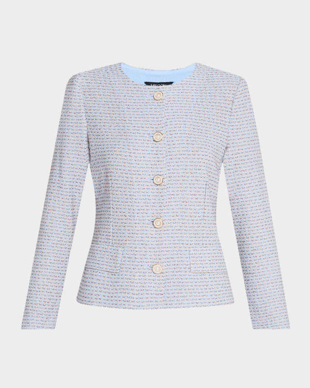 Heritage Fit Tri-Color Tweed Knit Jacket
